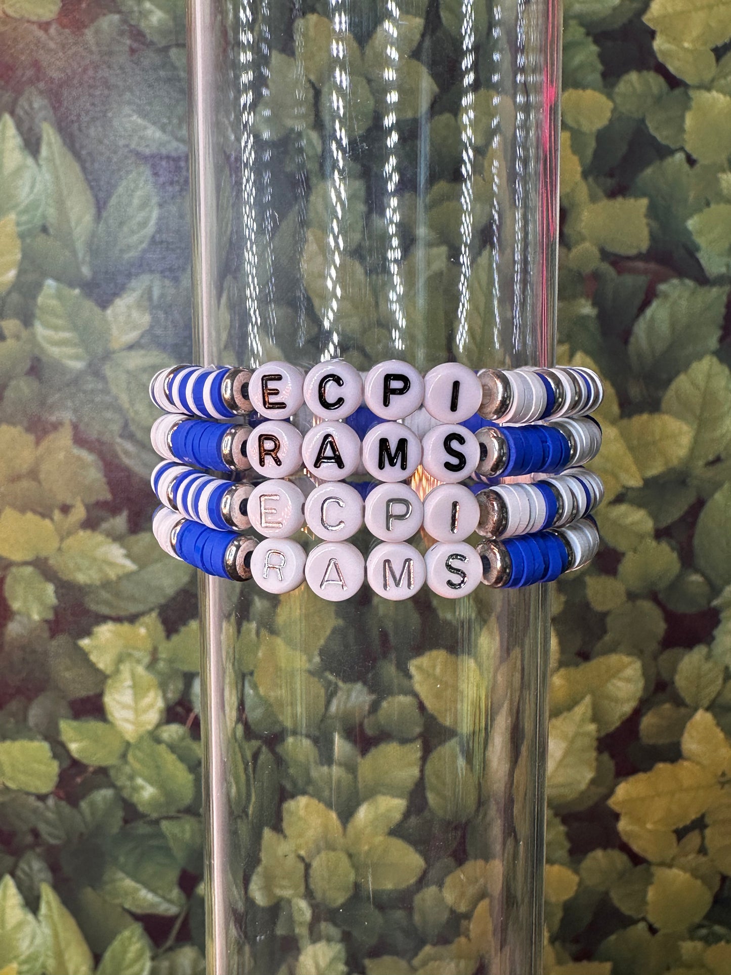 ECPI Rams Pride Clay Bead Bracelets