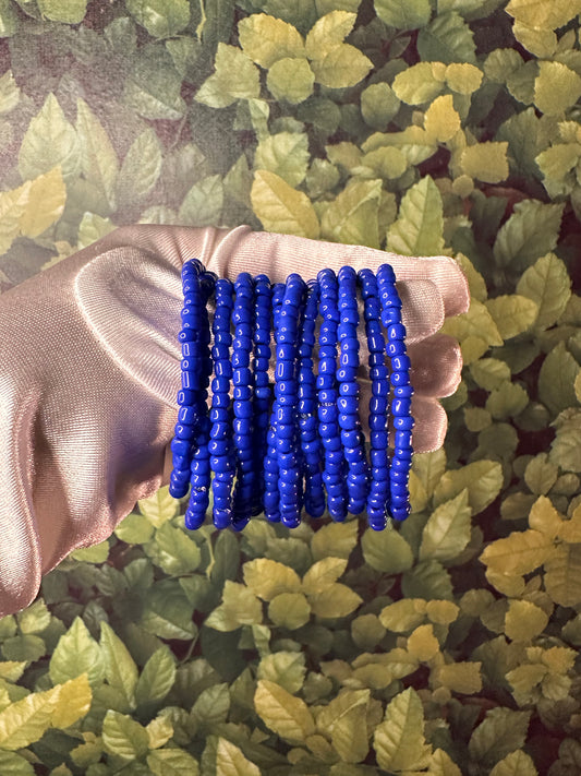 Royal Blue Seed Bracelet