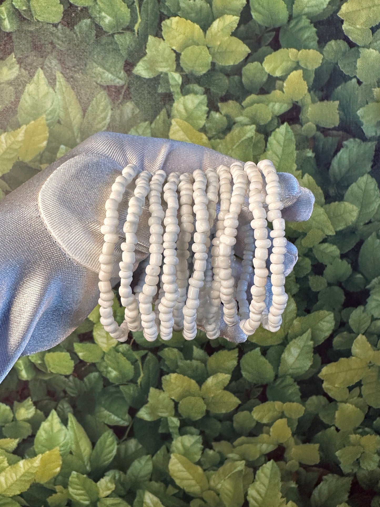 White Seed Bracelet