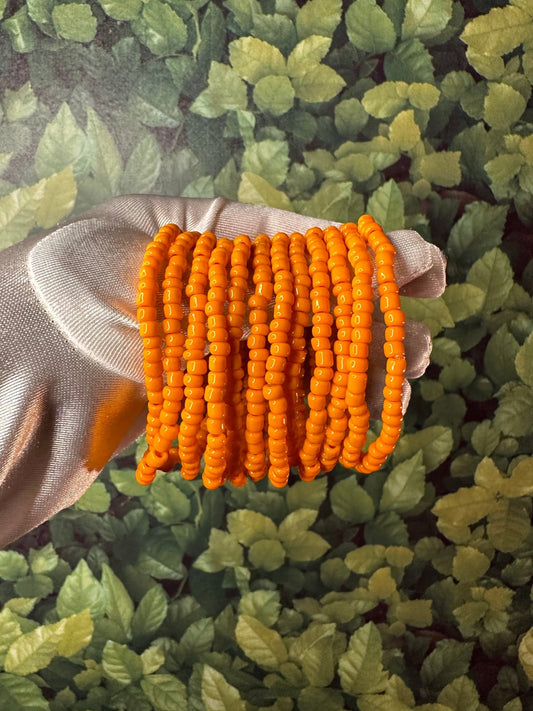 Orange Seed Bracelet